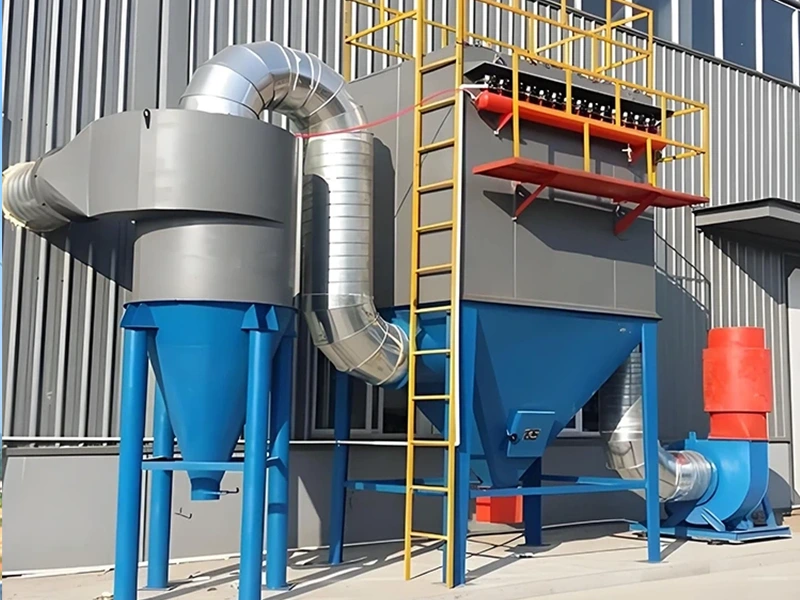 How Efficient Is the Dust Removal of a Pulse Jet Dust Collector?