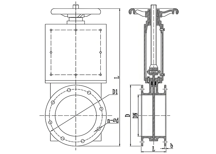 Manual Slide Gate Valve