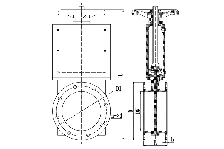 Stainless Steel Slide Gate Valve