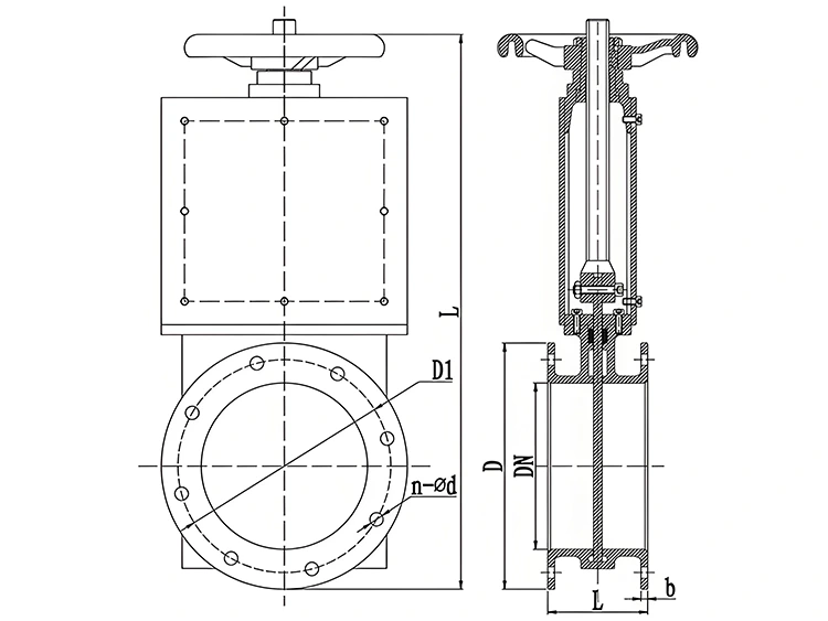 Bulk Material Slide Gate Valve