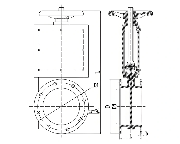 Silo Slide Gate Valve