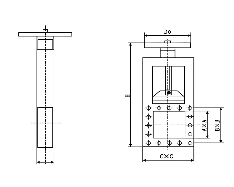 Silo Slide Gate Valve